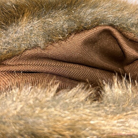 Folkmanis Hand Puppet Sitting Dog Brown Plush 14" with Back Pocket - Picture 13 of 15